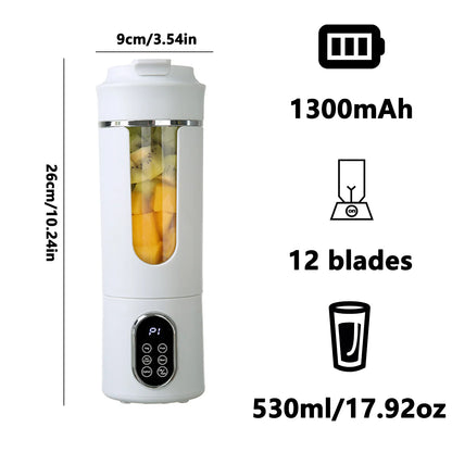 Smoothio 530 Wireless 12-Blade Portable Blender
